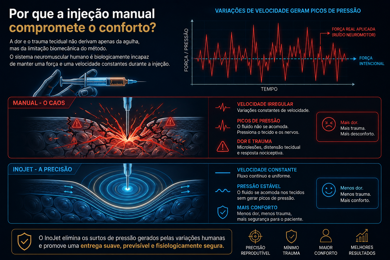 Gráfico conceitual sobre dinâmica de aplicação